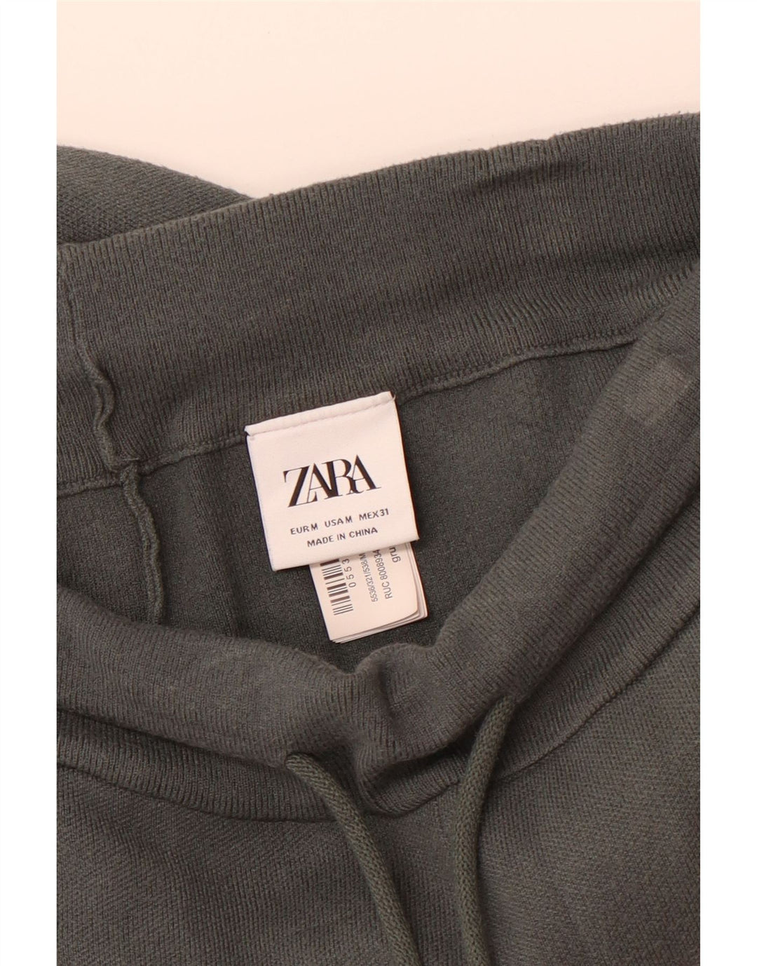 Pantaloni de trening ZARA Bărbați Joggeri Gri mediu Viscoză