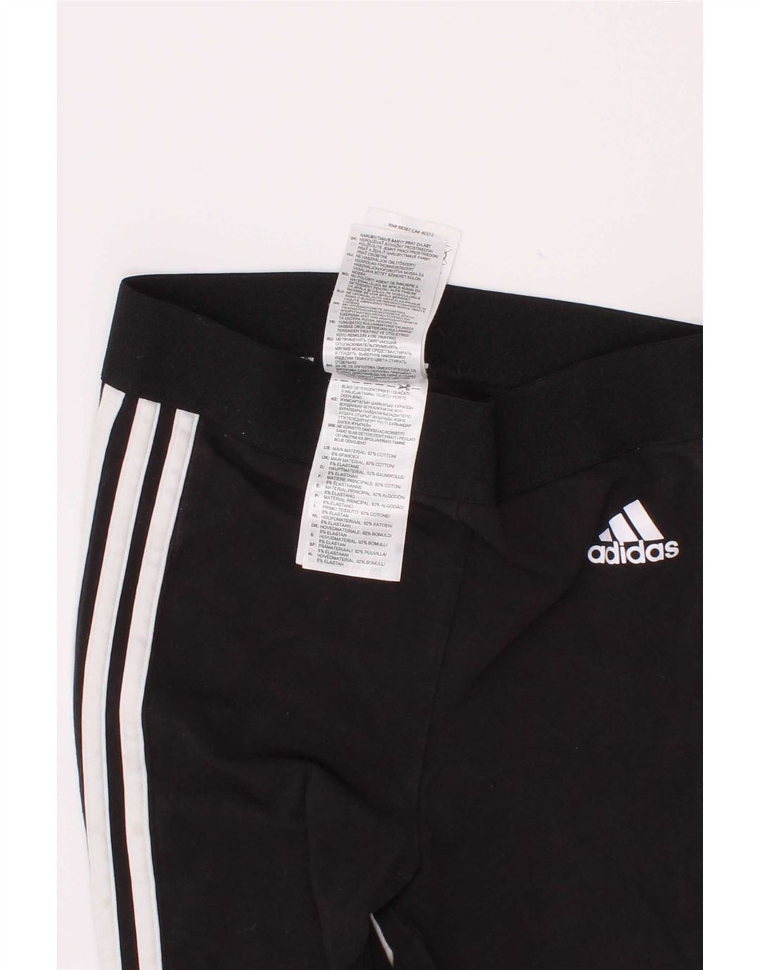 Adidas Fete Leggings 2-3 Ani Negru Bumbac