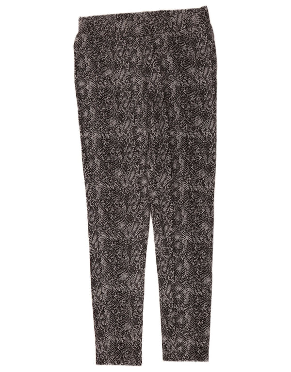 Leggings pentru femei Marks & Spencer UK 12, gri mediu, viscoză cu imprimeu animal