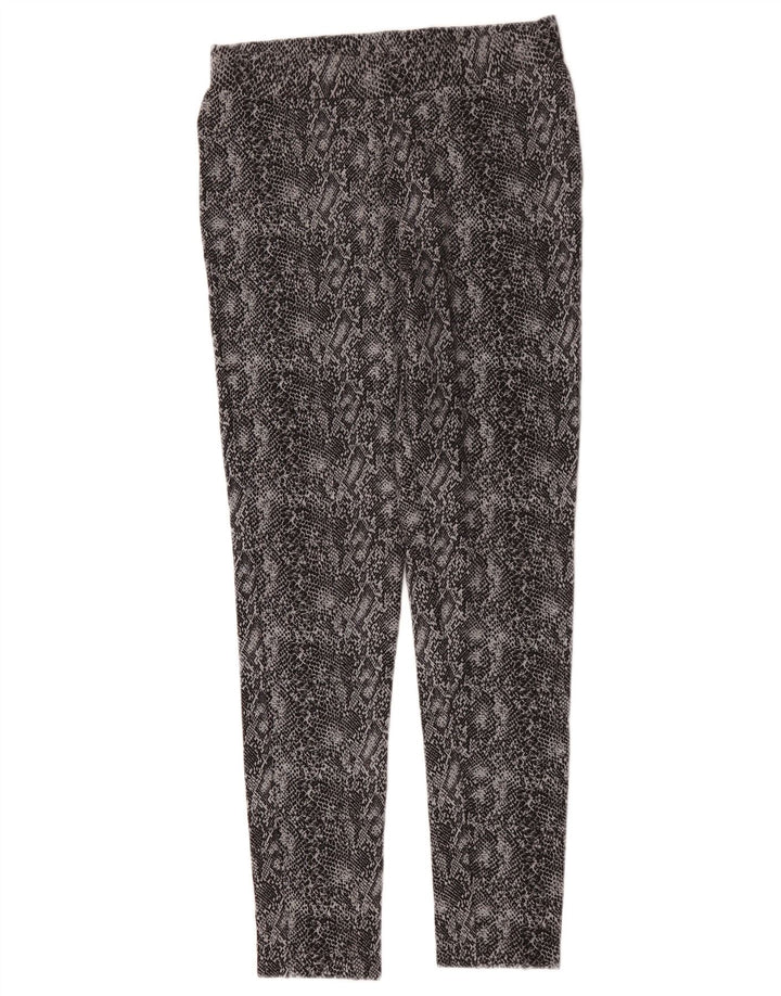 Leggings pentru femei Marks & Spencer UK 12, gri mediu, viscoză cu imprimeu animal