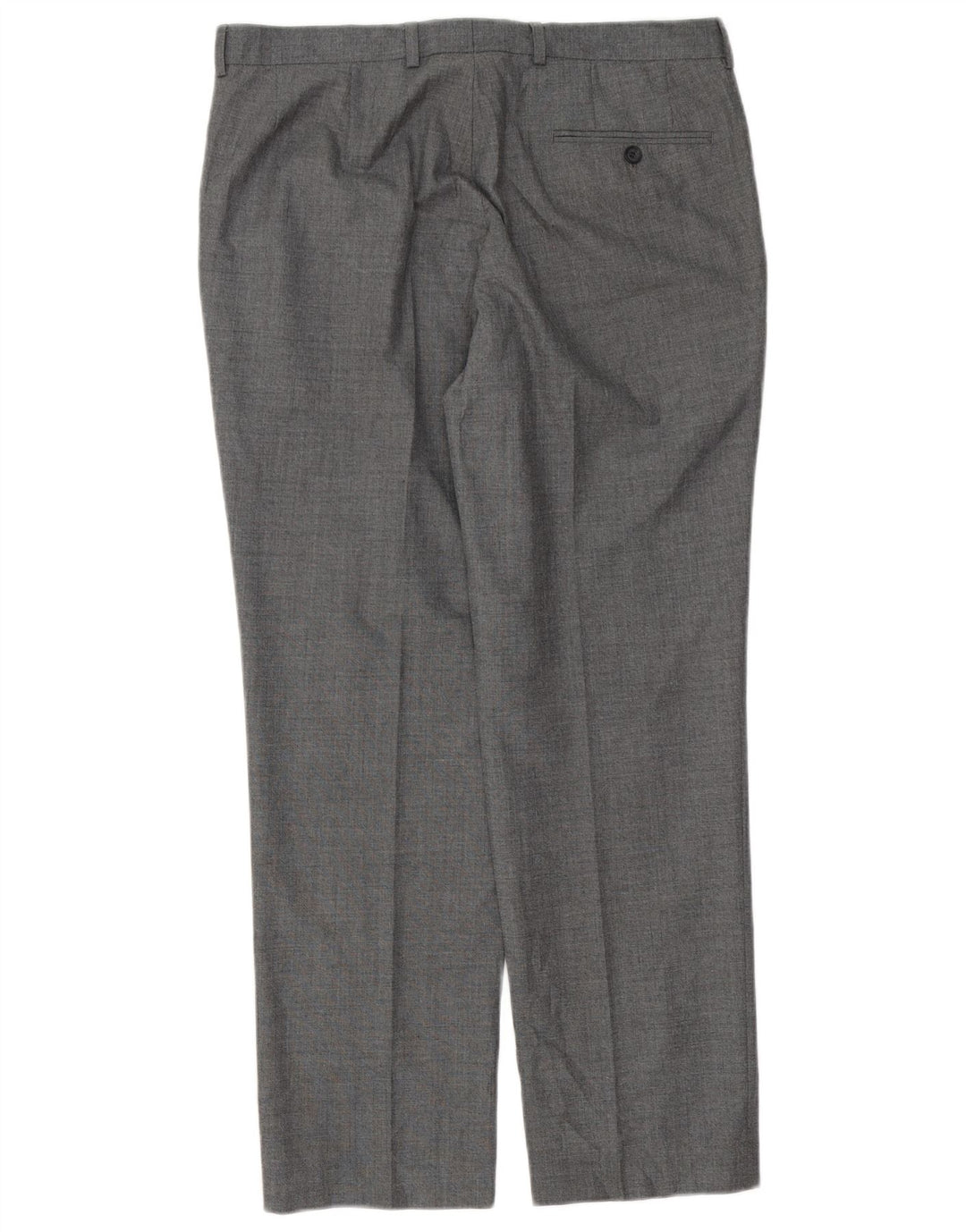 Marks & Spencer Pantaloni drepți pentru bărbați L34 L29 Poliester gri