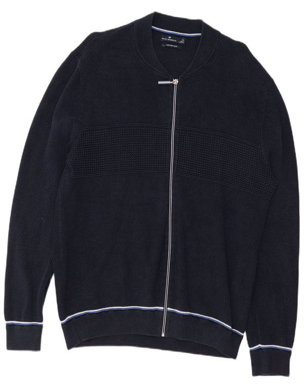 Pulover cardigan pentru bărbați Blue Harbour, bumbac XL bleumarin