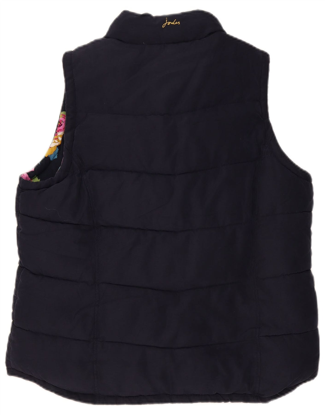 Gilet căptușit pentru femei Joules UK 18 XL bleumarin poliester
