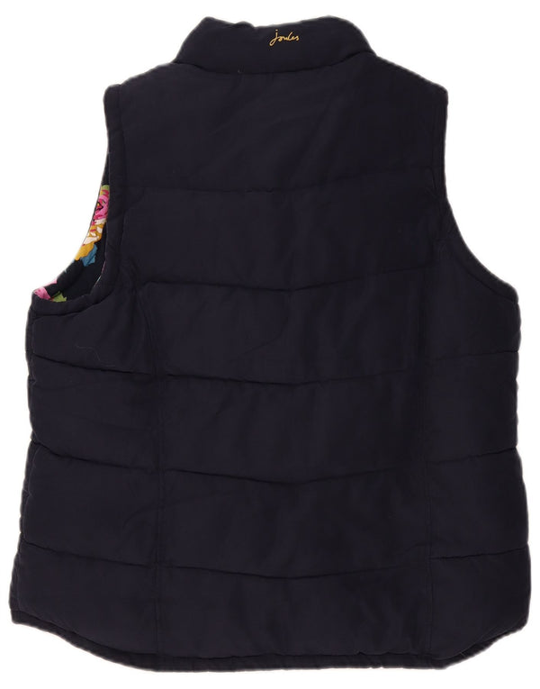 Gilet căptușit pentru femei Joules UK 18 XL bleumarin poliester