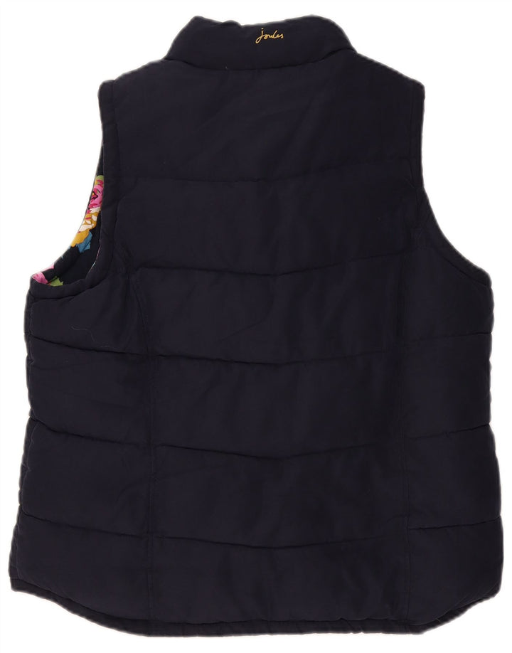 Gilet căptușit pentru femei Joules UK 18 XL bleumarin poliester