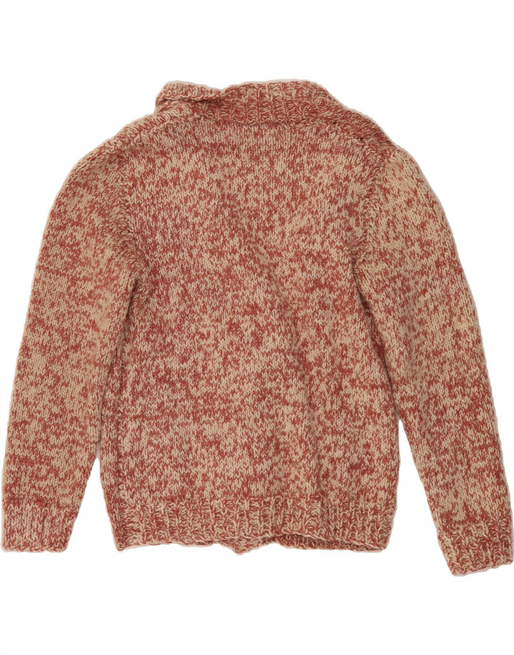 VINTAGE Womens Cardigan Sweater UK 12 Medium Pink Flecked Wool Vintage Vintage and Second-Hand Vintage from Messina Hembry 