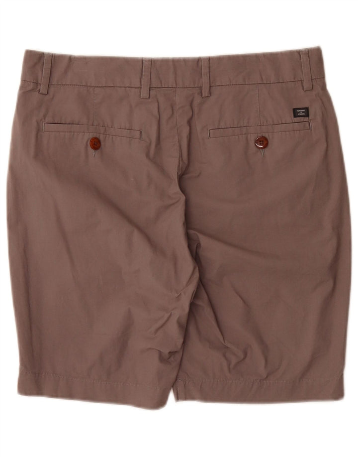 Pantaloni scurți chino obișnuiți pentru bărbați Superdry W32, bumbac maro mare
