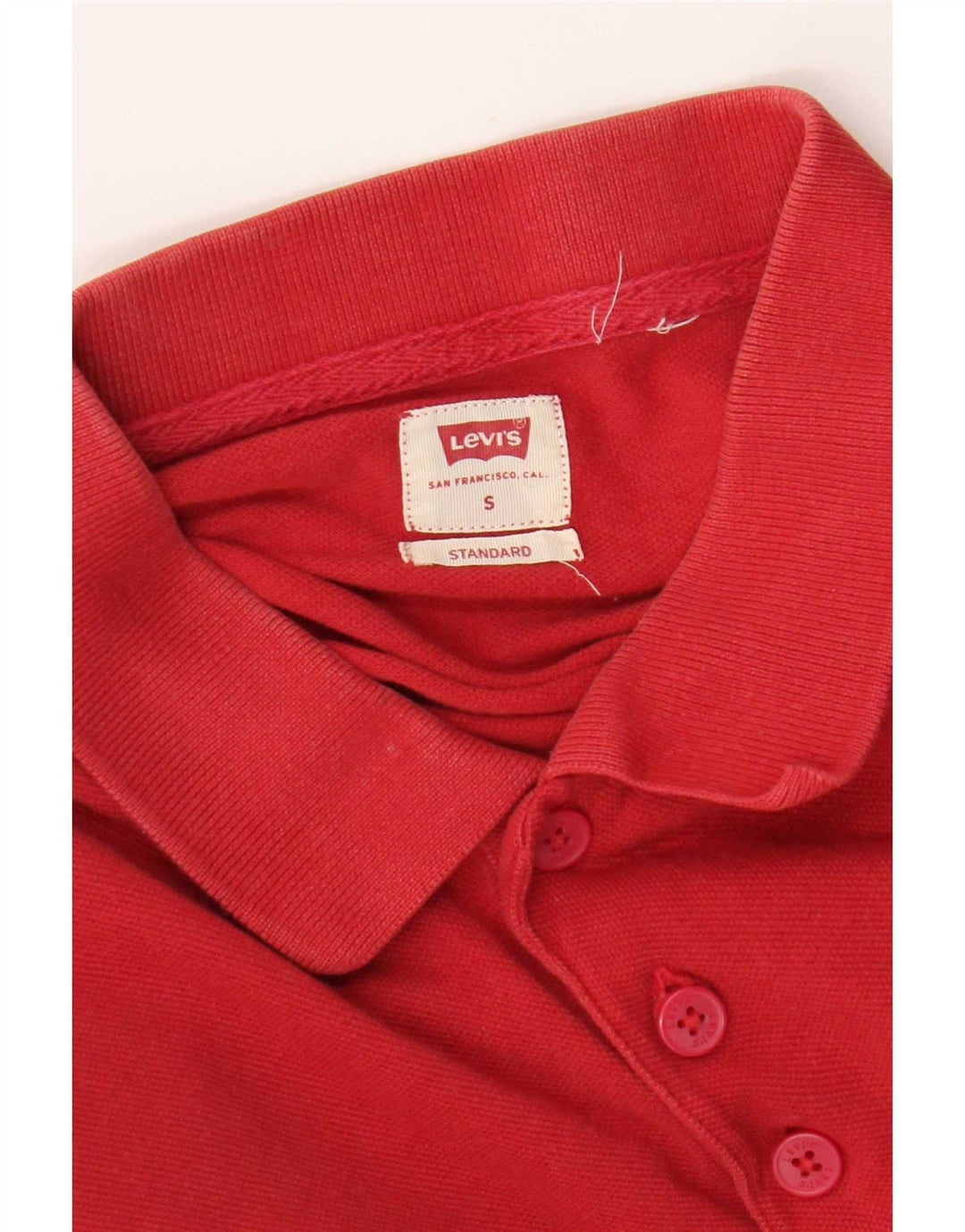 Tricou polo standard pentru bărbați Levi's, roșu mic