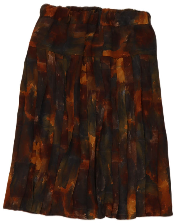 Fustă plisată Vintage pentru femei Medium W30 Multicolor Tie Dye