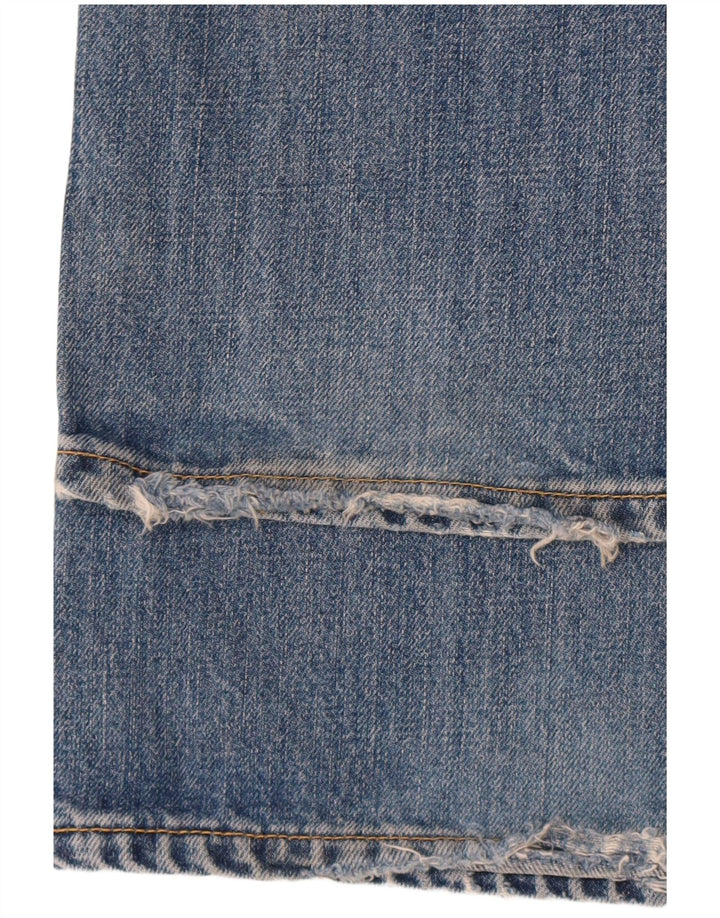 Blugi pentru bărbați Levi's 507 Bootcut W34 L34 Bumbac albastru