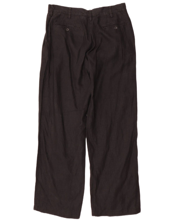 Armani Pantaloni drepți pentru bărbați UK 40 Medium L34 L33 In negru