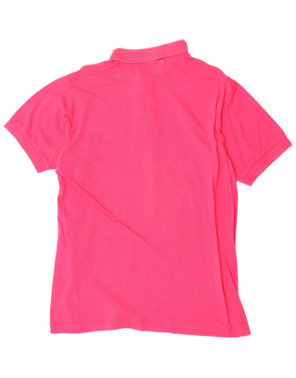 AUSTRALIAN L'ALPINA Mens Polo Shirt IT 50 Medium Pink Cotton