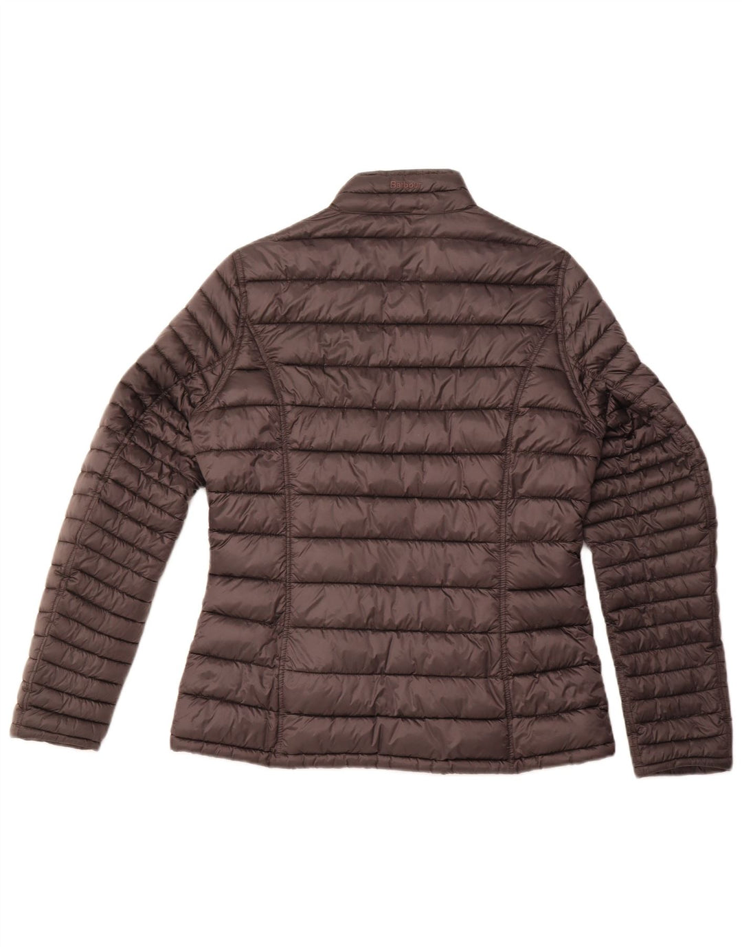 Jachetă căptușită cu tartan de iarnă Barbour UK 14, mare, gri iarnă