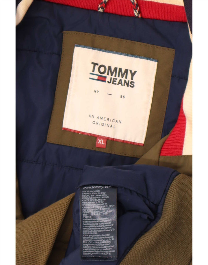 Bomber Tommy Hilfiger pentru bărbați UK 42 XL Kaki Poliamidă