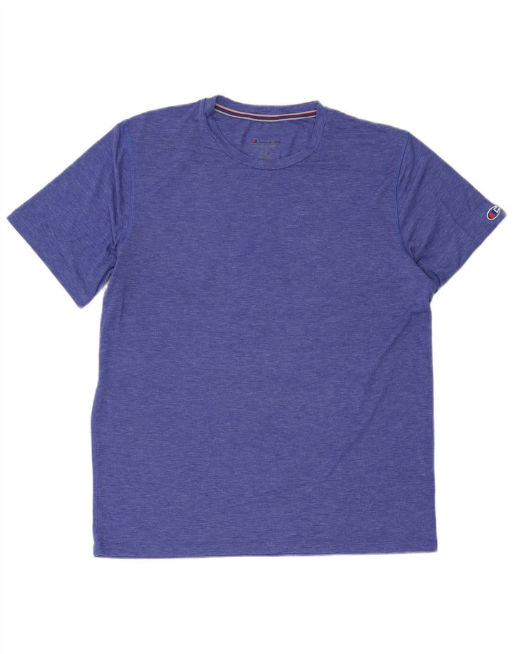 Tricou pentru bărbați Champion Top mare din poliester cu pături albastre