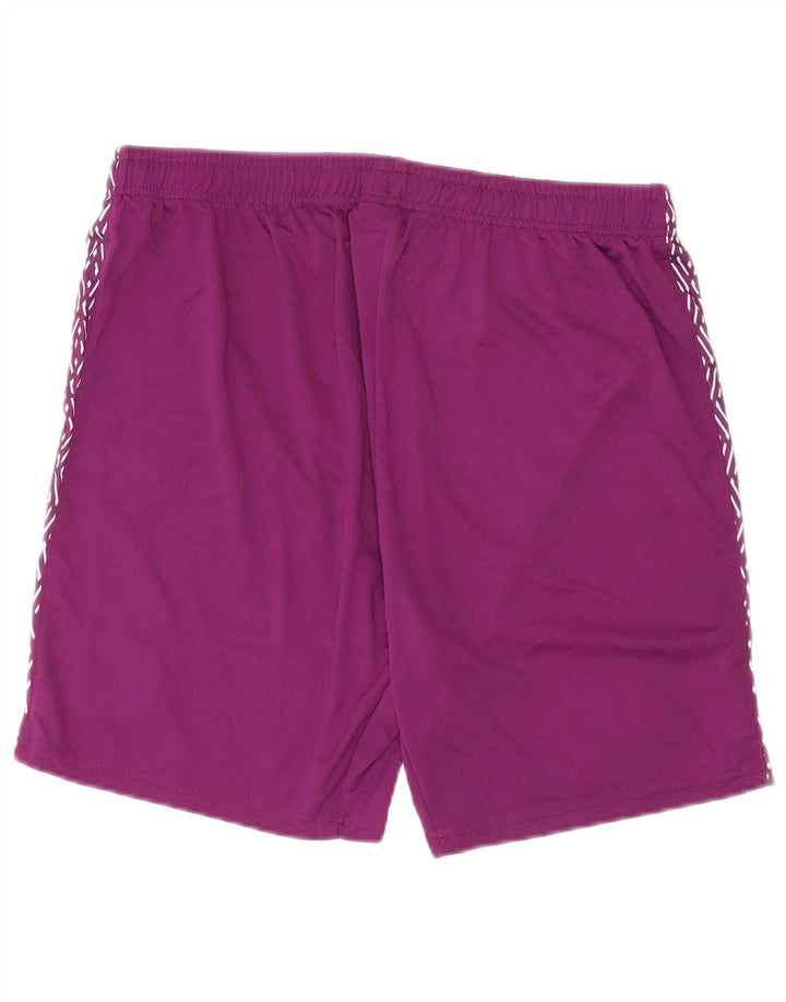 Pantaloni scurți sport grafic Umbro pentru bărbați, mari, mov, poliester