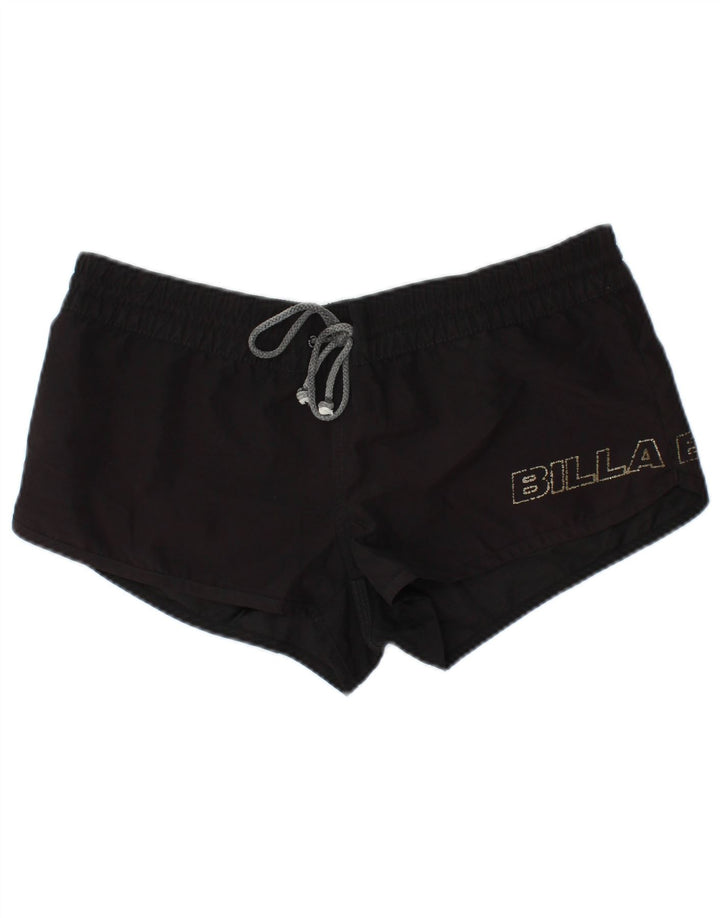 BILLABONG Pantaloni scurți de înot grafic pentru femei US 12 Poliester negru mare