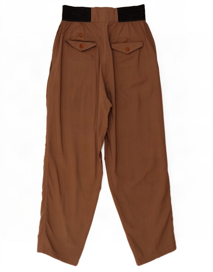 Pantaloni harem pentru femei Colombus, mari W32 L31, maro, bloc de culoare
