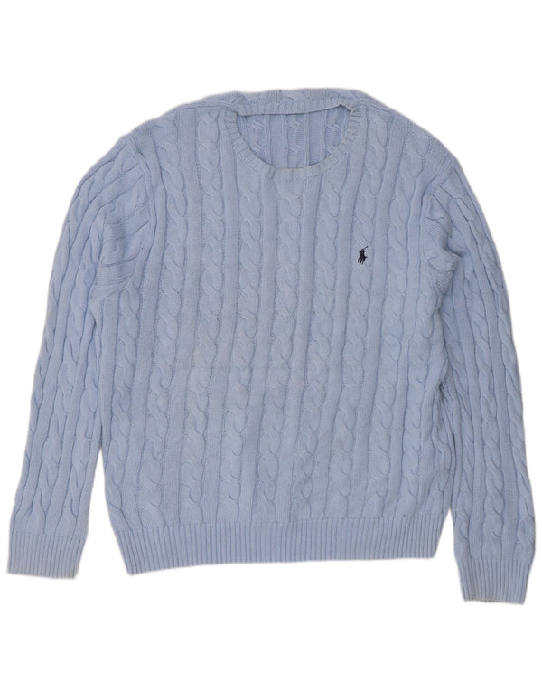 Pulover Polo Ralph Lauren pentru bărbați, cu gât crew, bumbac albastru 2XL