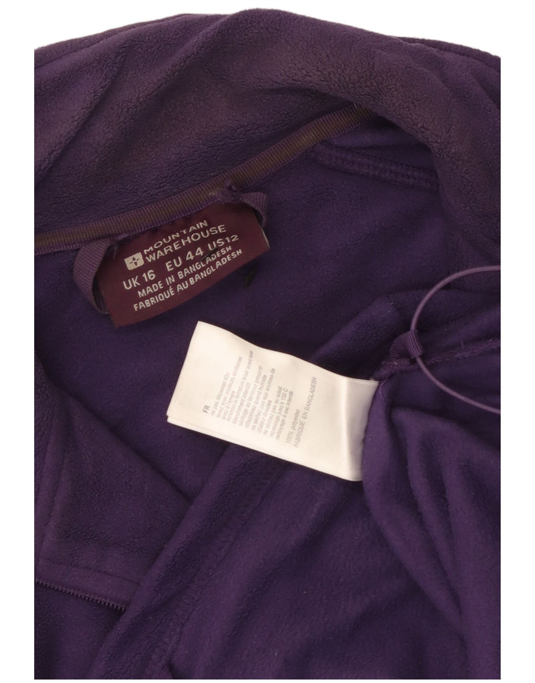 Jachetă polară pentru femei Mountain Warehouse UK 16 mare Poliester violet