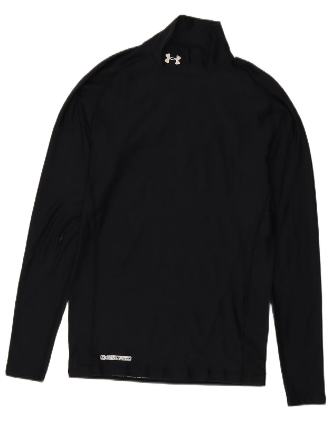 Top de compresie Under Armour pentru femei cu mânecă lungă UK 14, mare, negru, poliester
