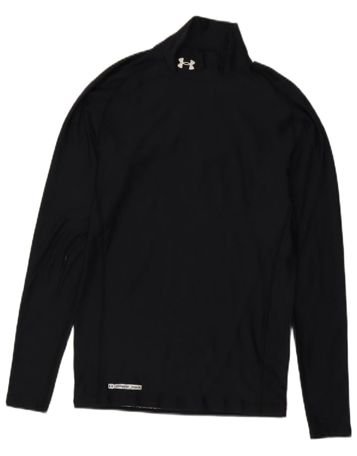 Top de compresie Under Armour pentru femei cu mânecă lungă UK 14, mare, negru, poliester