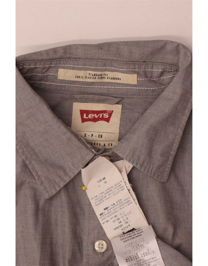 Cămașă Levi's Standard Fit pentru bărbați, bumbac gri mic