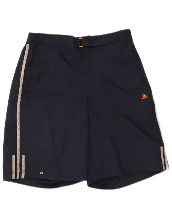 Pantaloni scurți sport pentru bărbați Adidas, poliester, albastru mic