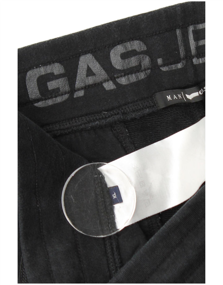 Gas Mens Trening Pantaloni Joggeri XL Negru