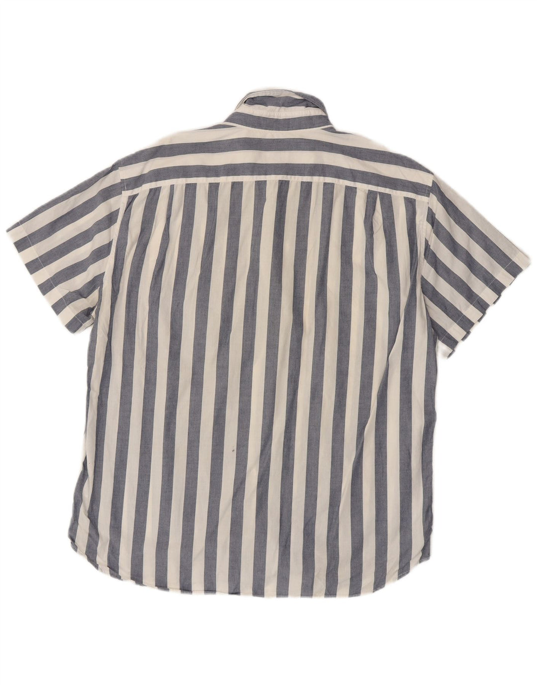 Cămașă subțire cu mânecă scurtă pentru bărbați J. CREW, bumbac cu dungi albastre