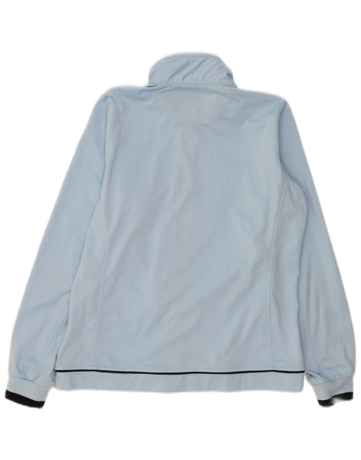 Jachetă de top pentru trening pentru femei Champion Easy Fit UK 14 Poliester albastru mediu