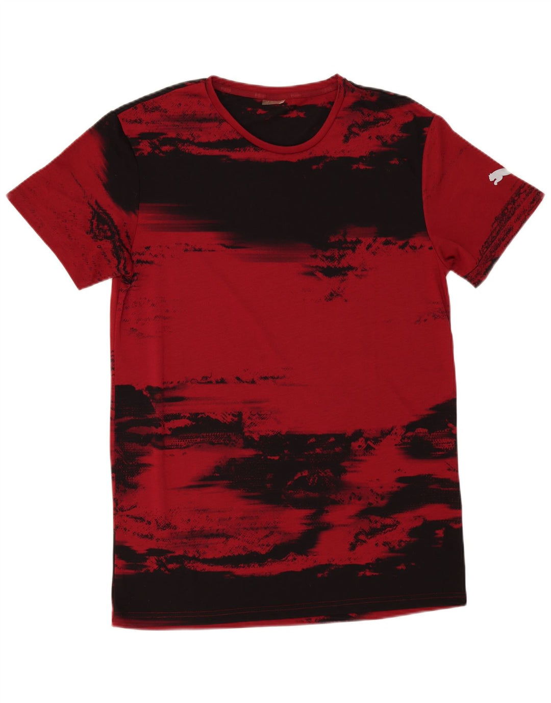 Tricou pentru bărbați Puma Top Medium Burgundy Colorblock