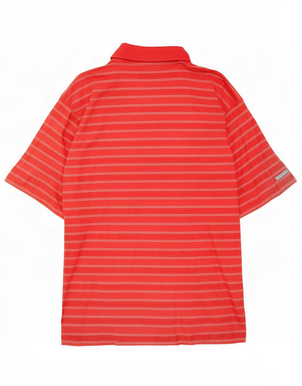 Tricou polo Nike pentru bărbați Marea Britanie 42/44 cu dungi roșii mari