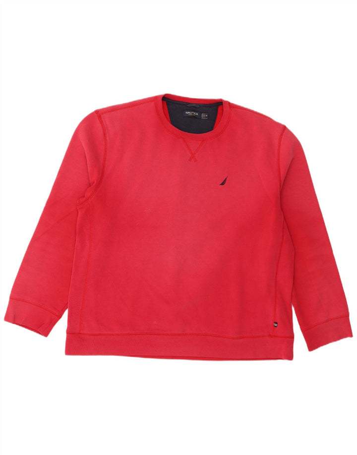 Hanorac pentru bărbați Nautica Jumper XL bumbac roșu