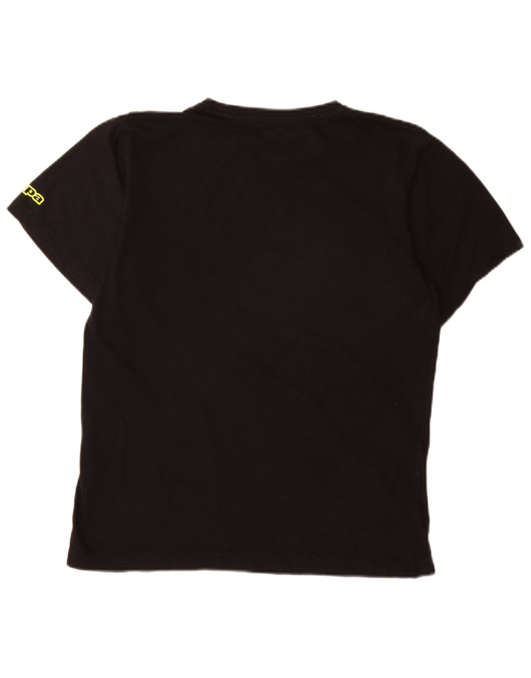 Tricou grafic pentru bărbați Kappa Top Medium Black Bumbac