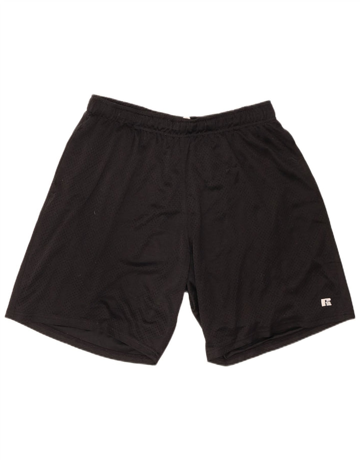 Pantaloni scurți sport pentru bărbați RUSSELL ATHLETIC XL poliester negru