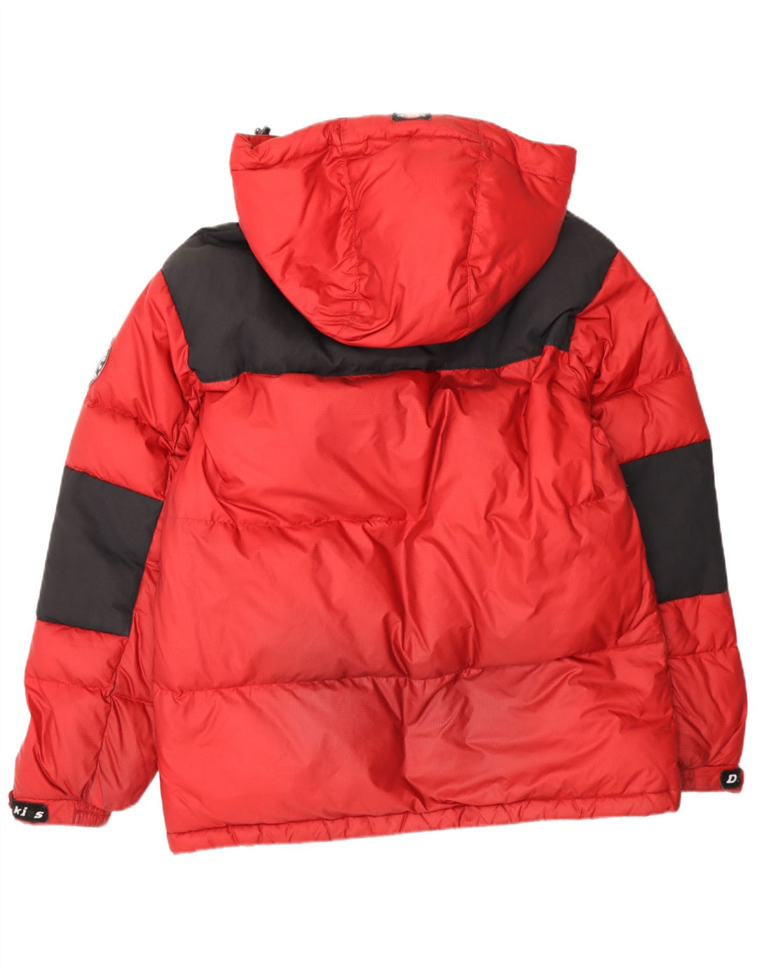 Jachetă căptușită cu glugă pentru bărbați Dickies UK 38 Medium Red Colorblock Nylon