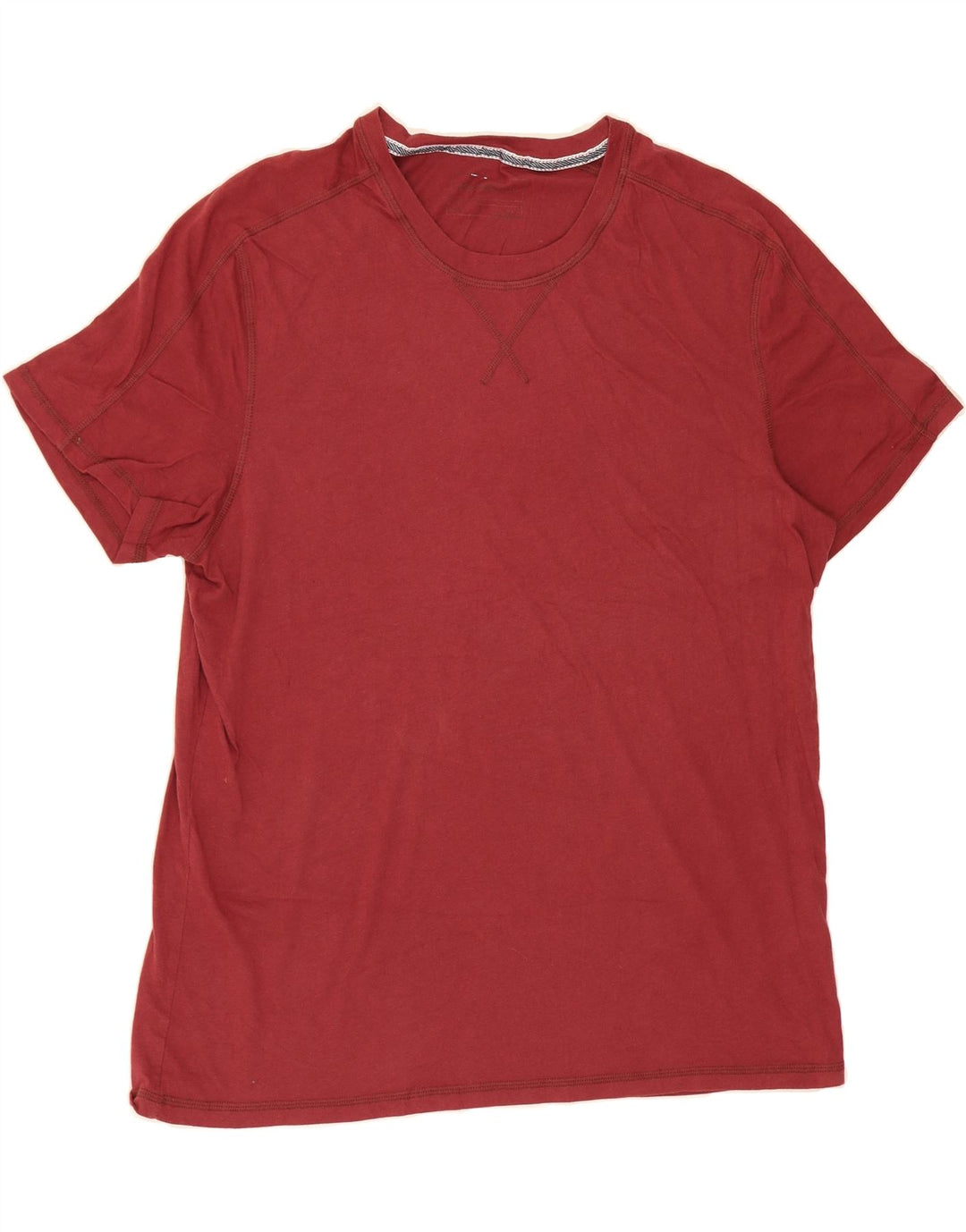 EDDIE BAUER Womens T-Shirt Top UK 16 Large Red Vintage Eddie Bauer and Second-Hand Eddie Bauer from Messina Hembry 
