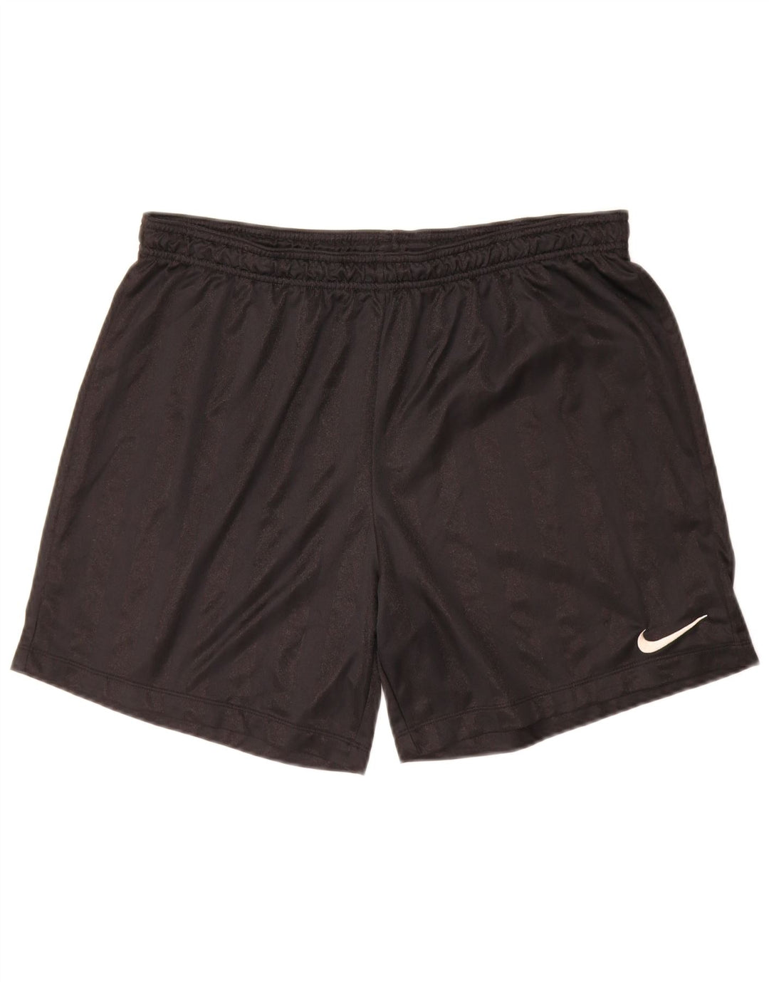 Pantaloni scurți sport Nike pentru bărbați, mari, negru, poliester cu dungi