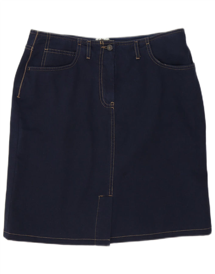Fusta mini denim pentru femei Murphy & Nye W30 bumbac bleumarin mediu