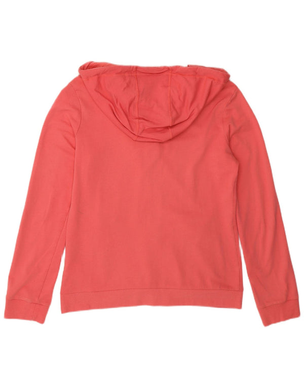 Pulover Adidas Graphic Zip pentru femei UK 12/14 Bumbac Roz Mediu