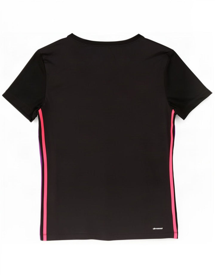 Tricou Adidas Climacool pentru femei, Marea Britanie 12/14 Poliester mediu negru
