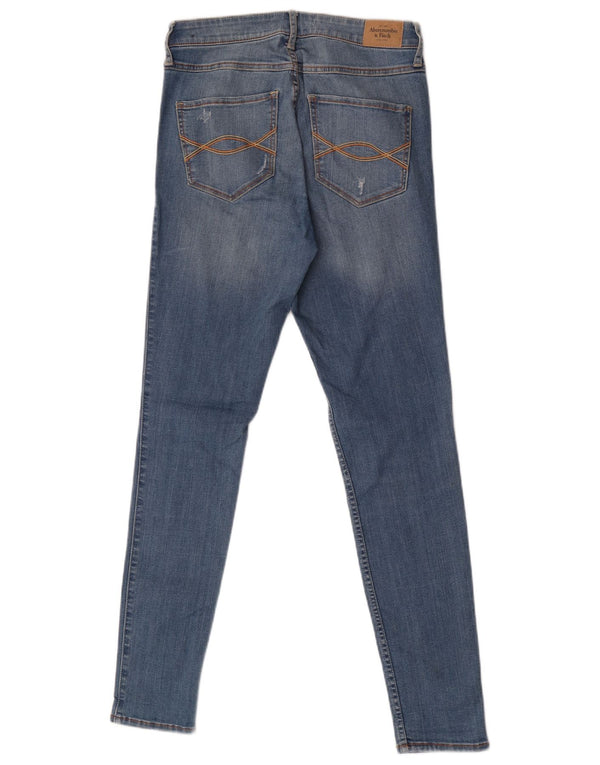 Blugi skinny pentru femei Abercrombie & Fitch W30 L31 Bumbac albastru