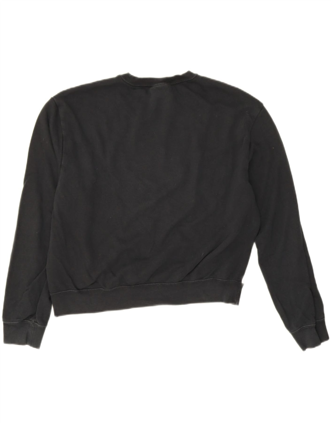 Pulover Nike Crop Graphic pentru femei UK 14 Medium Black Colorblock