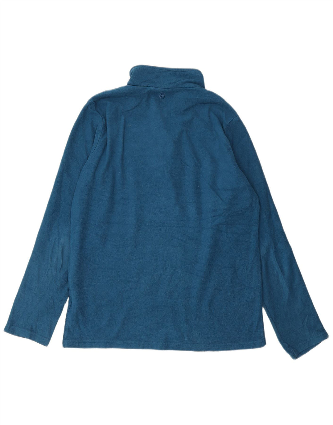 MOUNTAIN WAREHOUSE Mens Zip Neck Fleece Jumper Medium Blue Polyester