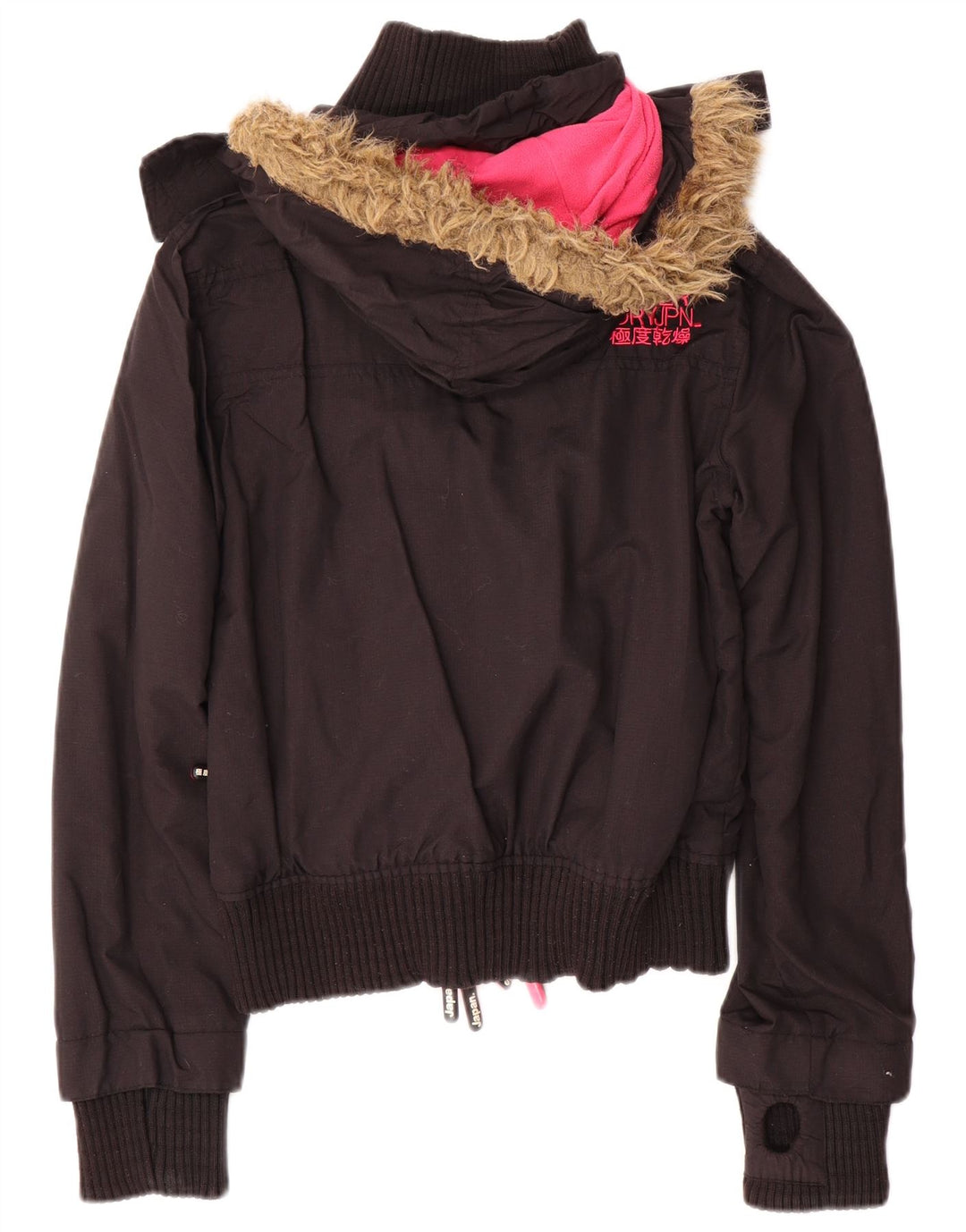 Jachetă Windbomber Superdry pentru femei, UK 14 Medium Black