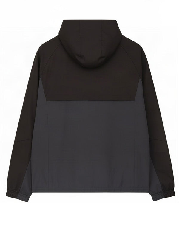 Jachetă de ploaie cu glugă pentru bărbați Adidas UK 40, mare, negru, poliester