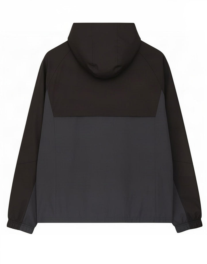 Jachetă de ploaie cu glugă pentru bărbați Adidas UK 40, mare, negru, poliester