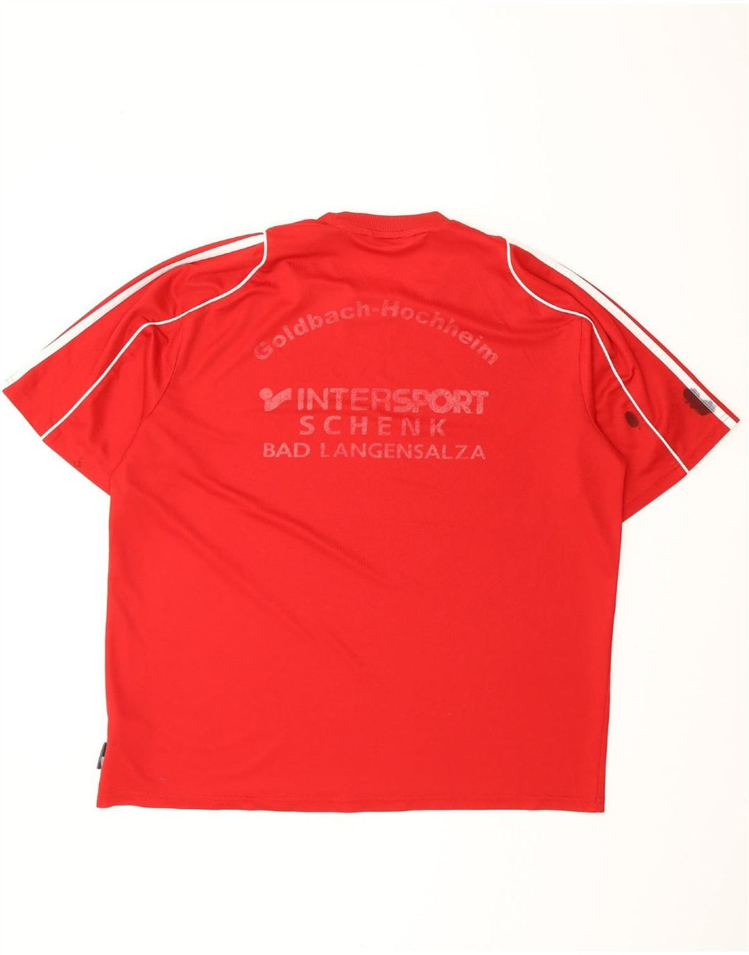 Tricou grafic ADIDAS Climalite pentru bărbați Top XL poliester roșu