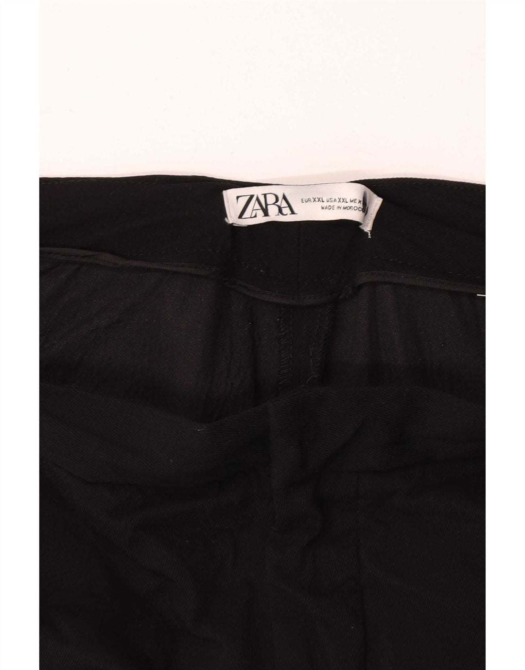 Pantaloni casual pentru femei Bootcut Zara 2XL W38 L32 Negri